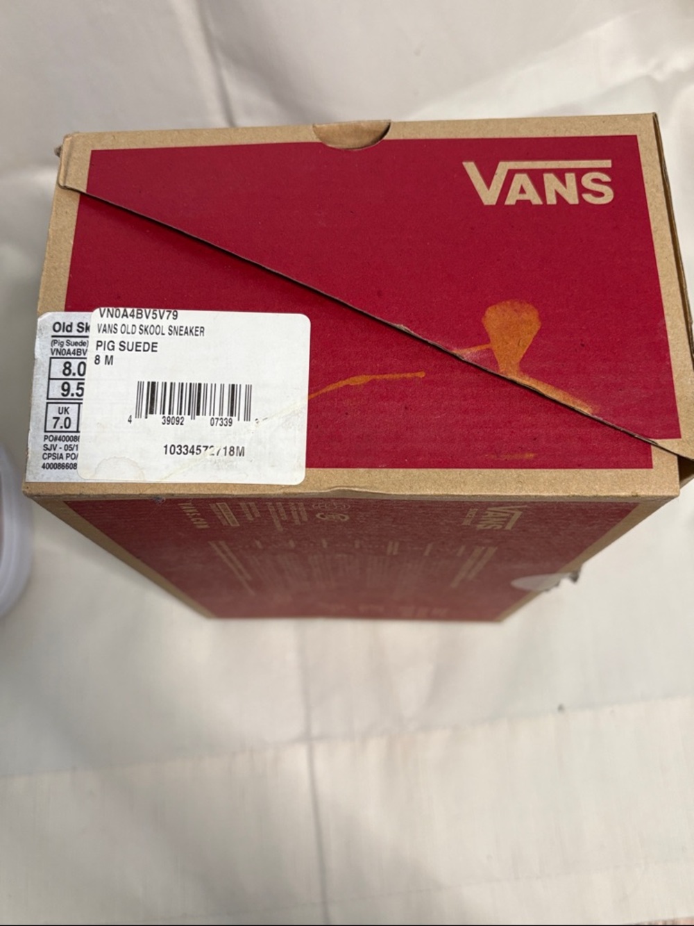Vans Old Skool Pig Suede Sneakers - Taupe - Picture 9 of 10